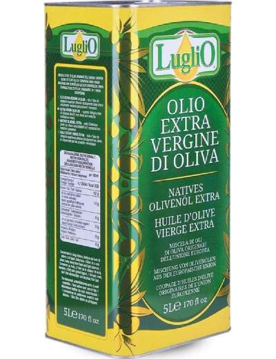 LUGLIO OLIO EXTRA VERGINE OLIVA LATTA LT 5