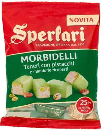 SPERLARI MORBIDELLI PISTACCHIO E MANDORLE GR 117