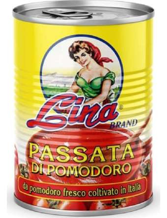 LINA BRAND PASSATA POMODORO GR 400