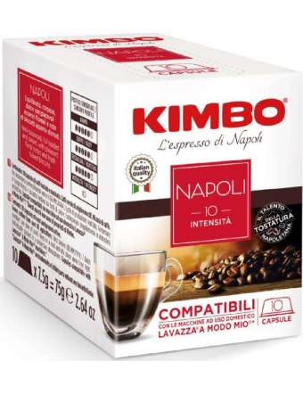 KIMBO CAPSULE ESPRESSO NAPOLI A MODO MIO INTENSITA' 10 PZ 10