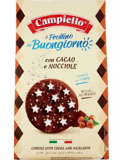 CAMPIELLO FROLLINI CACAO E NOCCIOLA GR 350