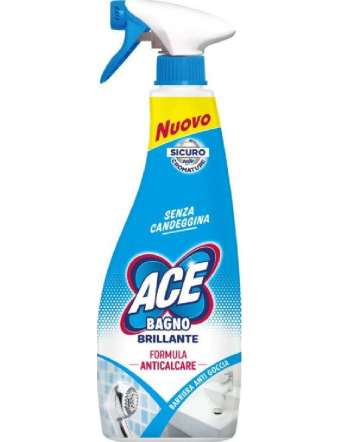 ACE SGRASSATORE SPRAY BAGNO ANTICALCARE BRILLANTE ML 500