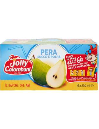 JOLLY SUCCO PERA BRIK 6X200 ML