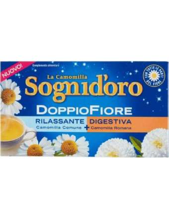 STAR CAMOMILLA SOGNI D'ORO DOPPIOFIORE RILASSANTE DIGESTIVA 14 FILTRI GR 25