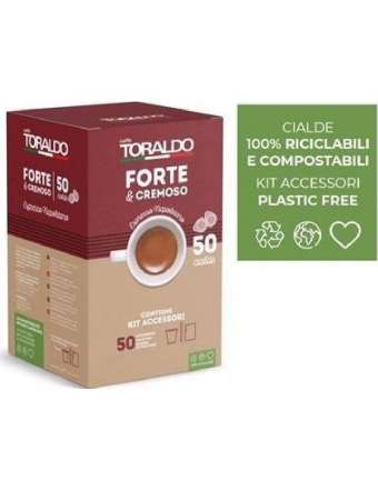 TORALDO KIT 50 CIALDE + ACCESSI FORTE E CREMOSO GR 700