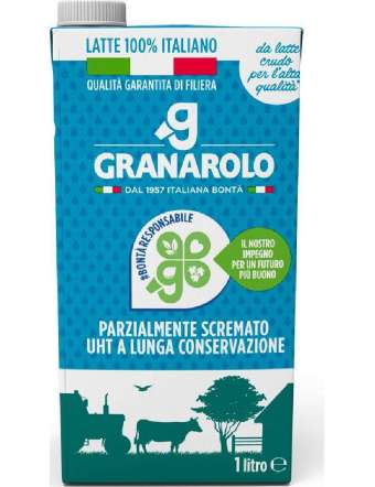 GRANAROLO LATTE 100% ITALIANO PARZIALMENTE SCREMATO BRIK LT 1