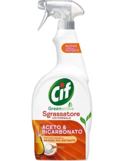 CIF SPRAY ACETO E BICARBONATO GREEN ACTIVE ML 650