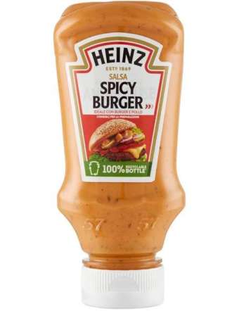 HEINZ SPICY BURGER TOP DOWN ML 220