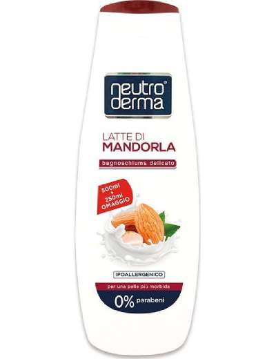 NEUTRO DERMA LATTE DI MANDORLA BAGNOSCHIUMA ML 750