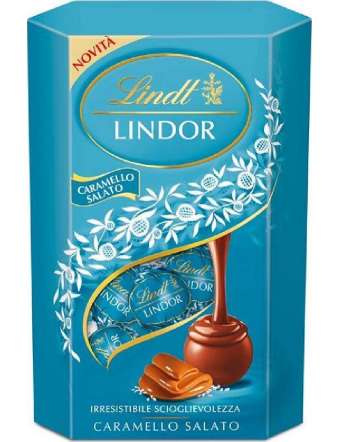 LINDT LINDOR PRALINE AL CARAMELLO SALATO GR 200