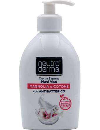 NEUTRO DERMA CREMA SAPONE MANI VISO MAGNOLIA E COTONE ML 300