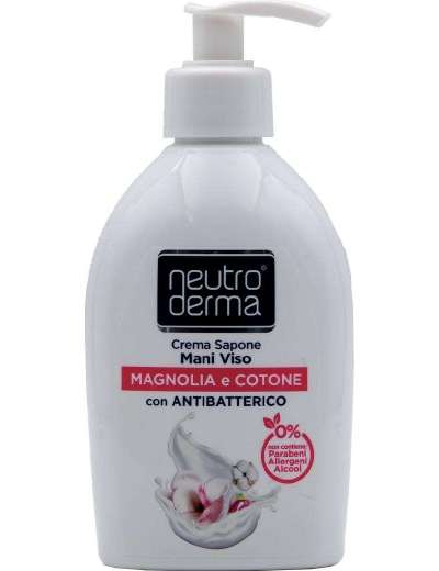 NEUTRO DERMA CREMA SAPONE MANI VISO MAGNOLIA E COTONE ML 300