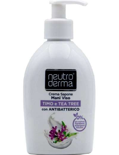 NEUTRO DERMA CREMA SAPONE MANI VISO TIMO E TEA TREE ML 300