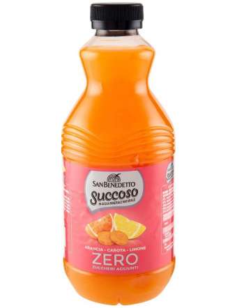 SAN BENEDETTO SUCCOSO ZERO ARANCIA CAROTA LIMONE PET CL 90