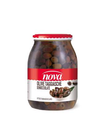 NOVA OLIVE TAGGIASCHE DENOCCIOLATE IN OLIO VASETTO ML 1062