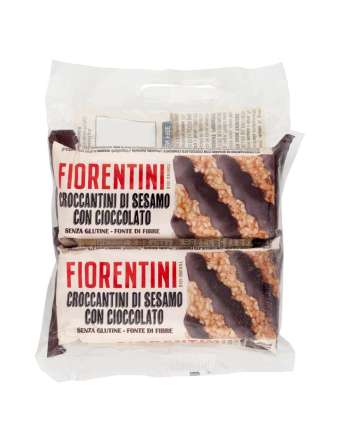 FIORENTINI CROCCANTINI DI SESAMO AL CIOCCOLATO SENZA GLUTINE X2 GR 120