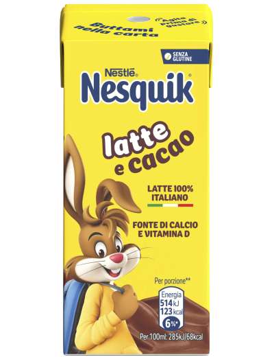 NESQUIK LATTE E CACAO ML 180