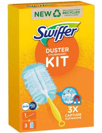 SWIFFER DUSTER KIT + 3 PIUMINI