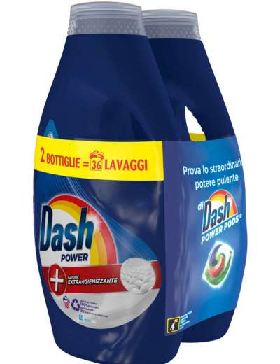 DASH LIQUIDO 18 LAVAGGI IGIENIZZANTE X2 PZ