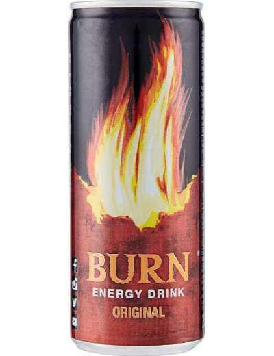 BURN ENERGY DRINK CLASSICA LATTINA 25 CL