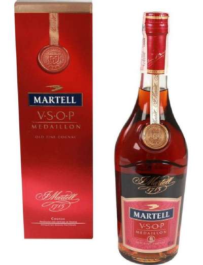 COGNAC MARTELL VSOP MEDAILLON OLD FINE 70 CL