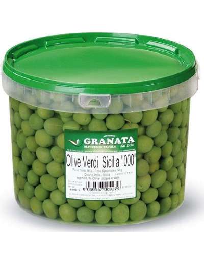 GRANATA OLIVE VERDI DOLCI SICILIA 000 SECCHIELLO KG 5