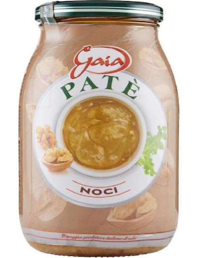 GAIA PATE' DI NOCI VETRO GR 1050