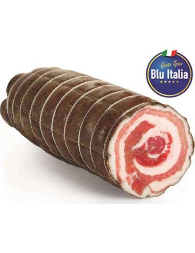 BLU ITALIA PANCETTA ARROTOLATA CON PEPE INTERA KG 3