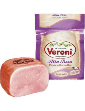 VERONI PROSCIUTTO COTTO ALTA RESA KG 9