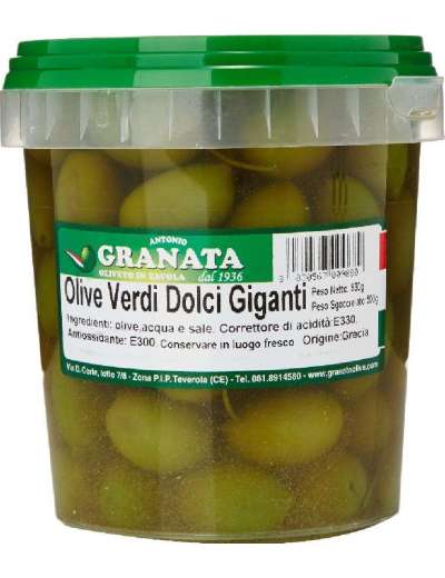 GRANATA OLIVE VERDI DOLCI GIGANTI GRECIA SECCHIELLO KG 1