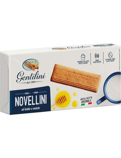 GENTILINI NOVELLINI CLASSICI AL LATTE E MIELE GR 250