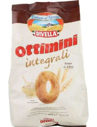 DIVELLA OTTIMINI INTEGRALI BISCOTTI GR 400