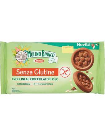 MULINO BIANCO FROLLINI SENZA GLUTINE CON CIOCCOLATO GR 250