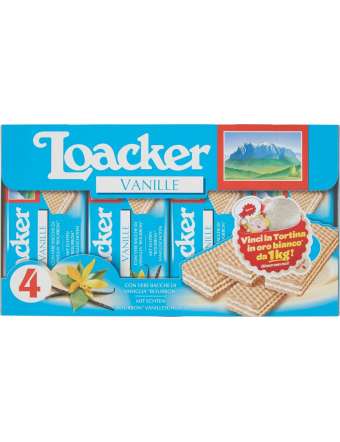 LOACKER WAFER VANIGLIA 4X45 GR 180