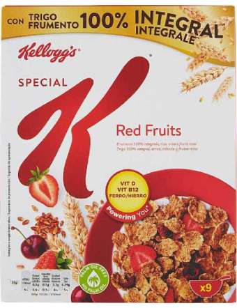 SPECIAL K CEREALI FRUTTI RED KELLOGG GR 290