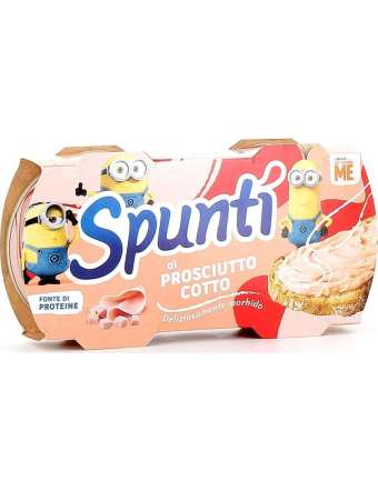 SPUNTI' PROSCIUTTO COTTO GR 84 X 2 PZ GR 168