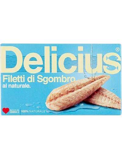 DELICIUS SGOMBRO AL NATURALE A FILETTO GR 125