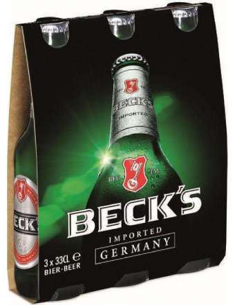 BECK'S BIRRA 3X33 CL