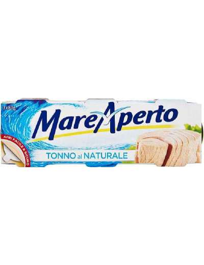 MAREAPERTO TONNO NATURALE 3X80 GR 240