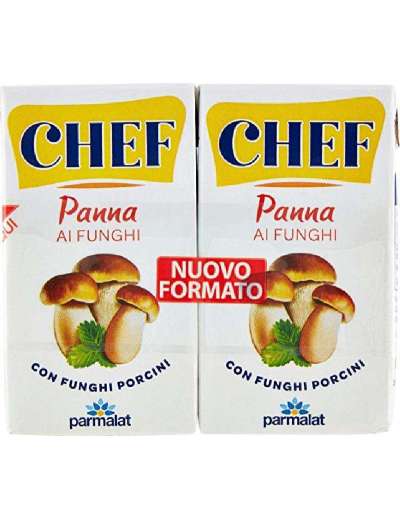 CHEF PANNA AI FUNGHI 2X125 ML PARMALAT BRIK