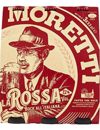 MORETTI BIRRA ROSSA 3X33 CL