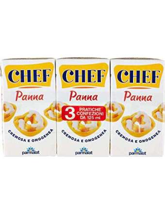 CHEF PANNA CLASSICA 3X125 ML PARMALAT BRIK