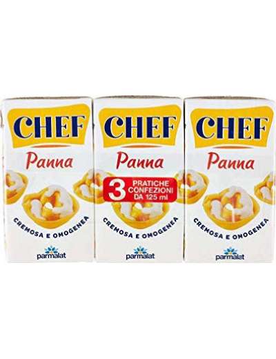 CHEF PANNA CLASSICA 3X125 ML PARMALAT BRIK