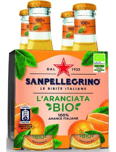 SAN PELLEGRINO BIO ARANCIATA 4X20 CL