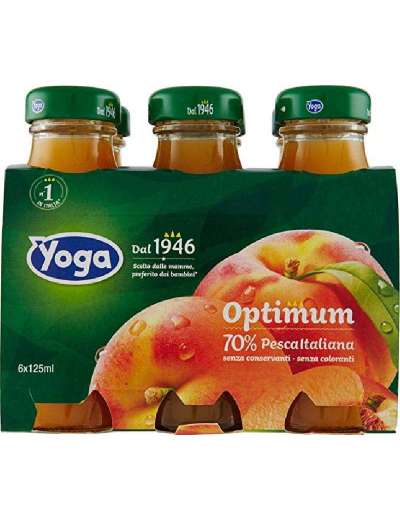 YOGA PESCA SUCCO NETTARE 6X125 ML