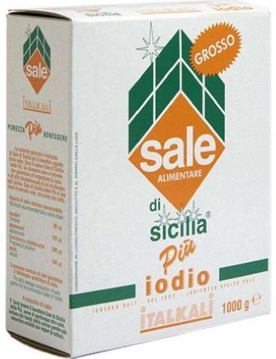 SALE DI SICILIA IODATO GROSSO ITALKALI KG 1