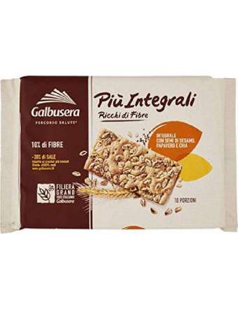 GALBUSERA PIU' INTEGRALI CRACKERS GR 380