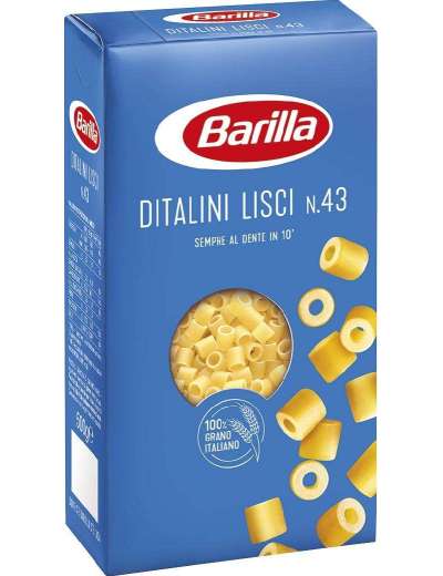 BARILLA N43 DITALINI LISCI GR 500