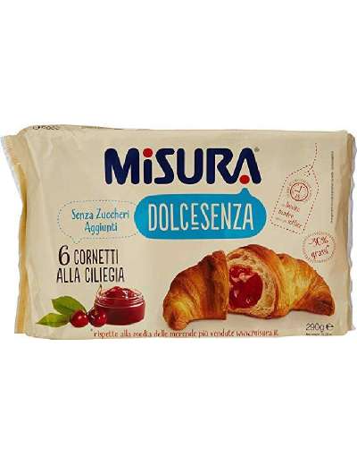 MISURA CORNETTI CILIEGIA SENZA ZUCCHERO GR 290