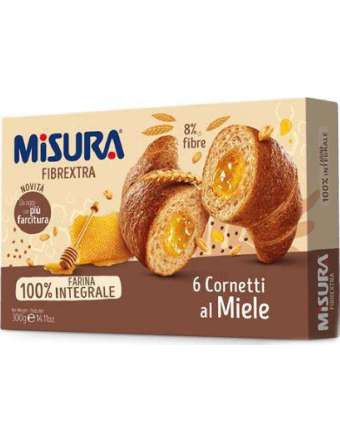 MISURA CORNETTI INTEGRALE CON MIELE GR 300